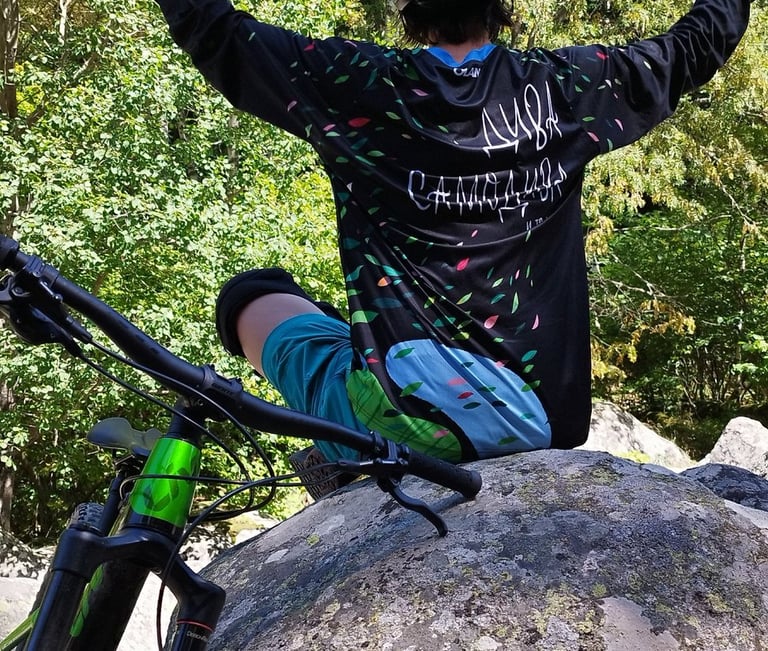 женски джърсита за колоездене планинско колоездене жени