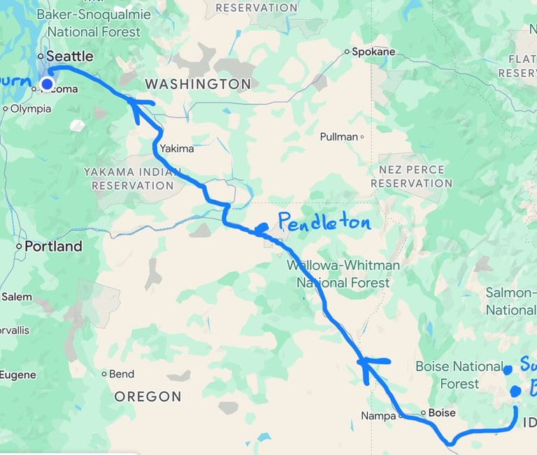 Bellevue to Auburn 2025