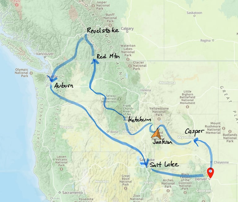 2024 IKON pass travel route