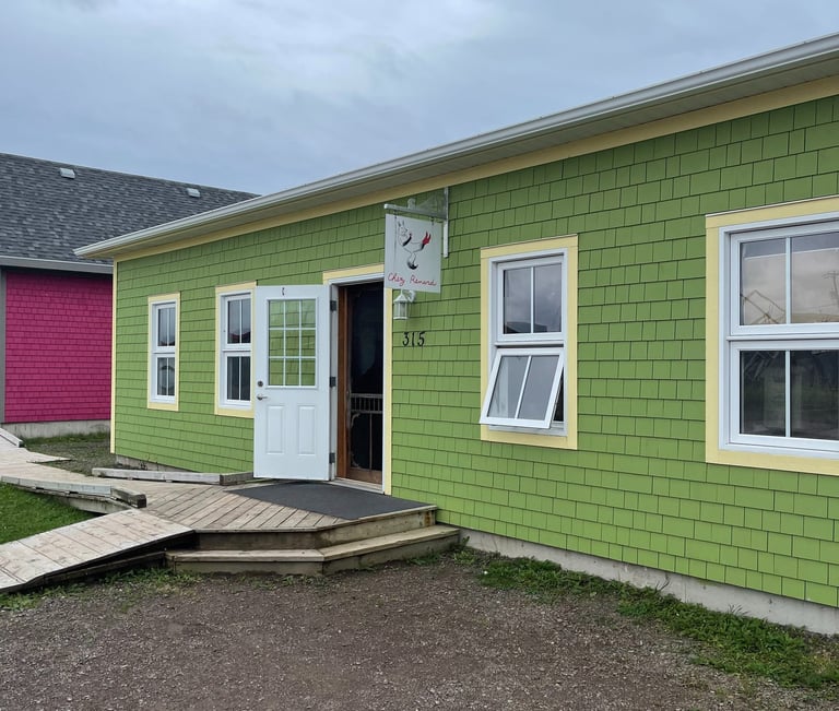 Chez Renard à Cap-aux-Meules l'hiver