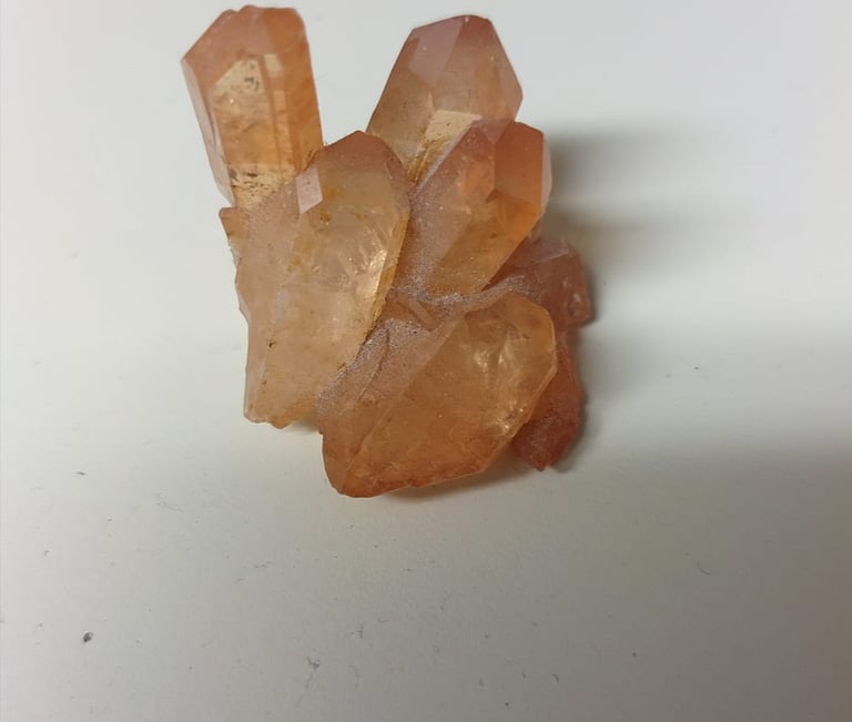 Coated Tangerine Quartz