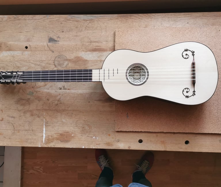 baroque guitar spruce top 