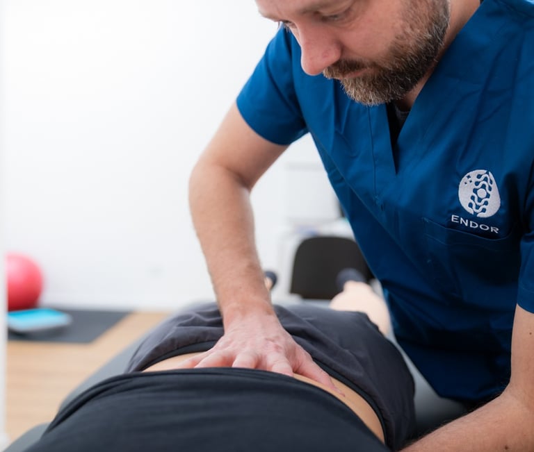 Seduta di fisioterapia personalizzata presso il Centro Endor di Milano