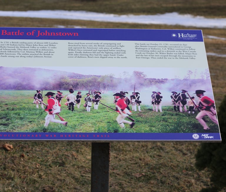 battle of johnstown new york information revolutionary war upstate ny