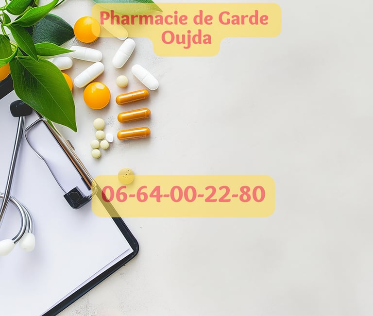 Pharmacies de garde à Oujda