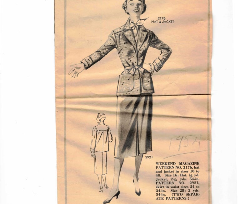 fashion magazine 1954