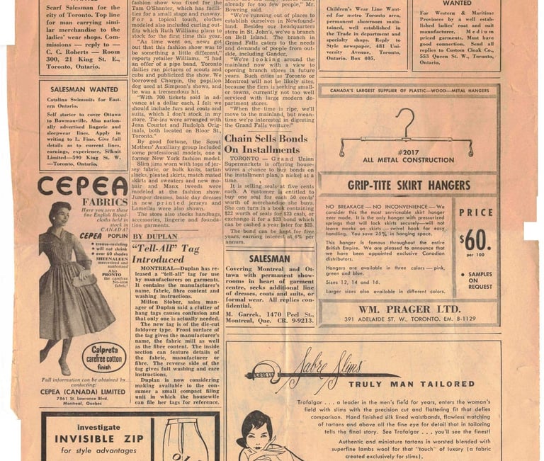 fashion magazine 1950