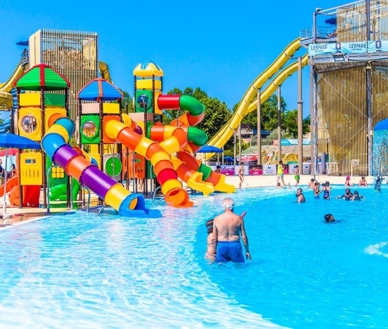Piscina Cesenatico, Giochi d'acqua per bambini