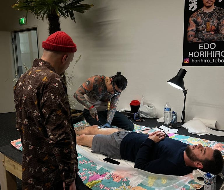 japanese horihiro tebori irezumi