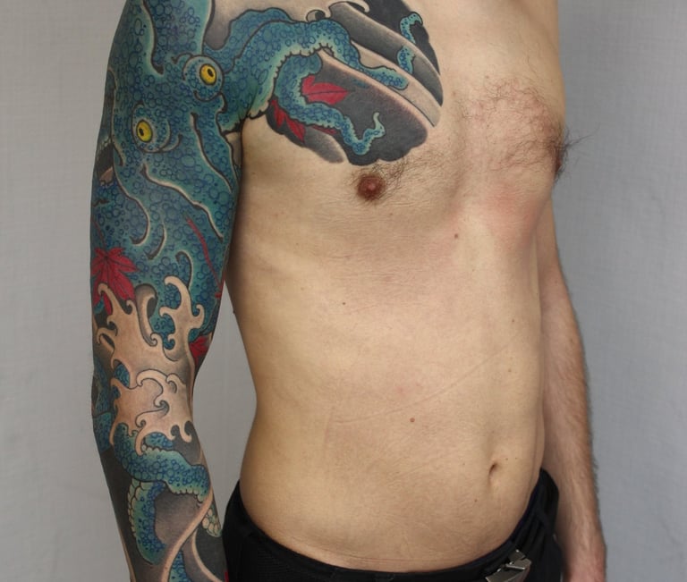 Die Bedeutung japanischer Tattoos Die Symbolik des Oktopus
