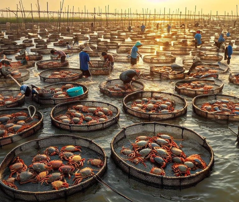sustainable crab farming