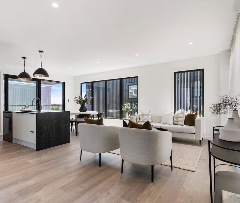 Living room townhouse - Highend Homes