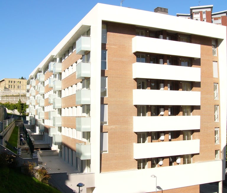 viviendas contadores GURBAIN arquitectura