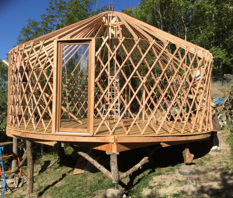 structure yourte écologique