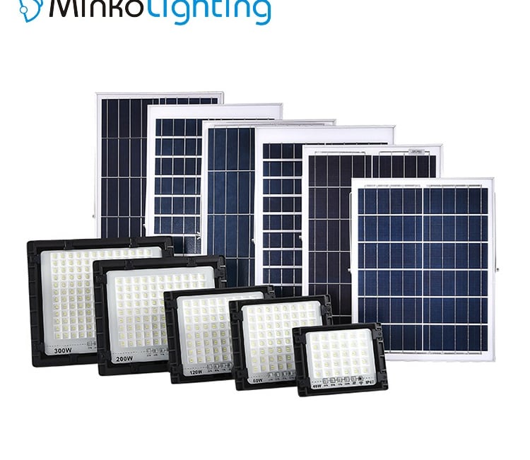 MNK-WL17 a group of solar powered led flood lights