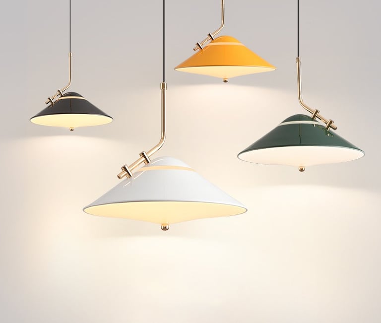 MNK-PD101 high gloss paint simple dining chandelier