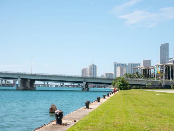 urban bayside seawall