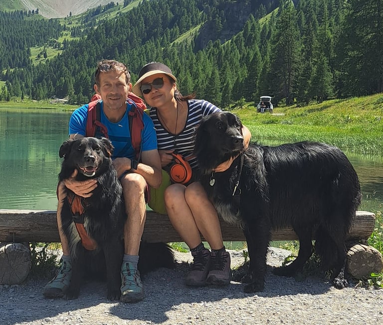 Randonnée en famille au Lac de l'Orceyrette