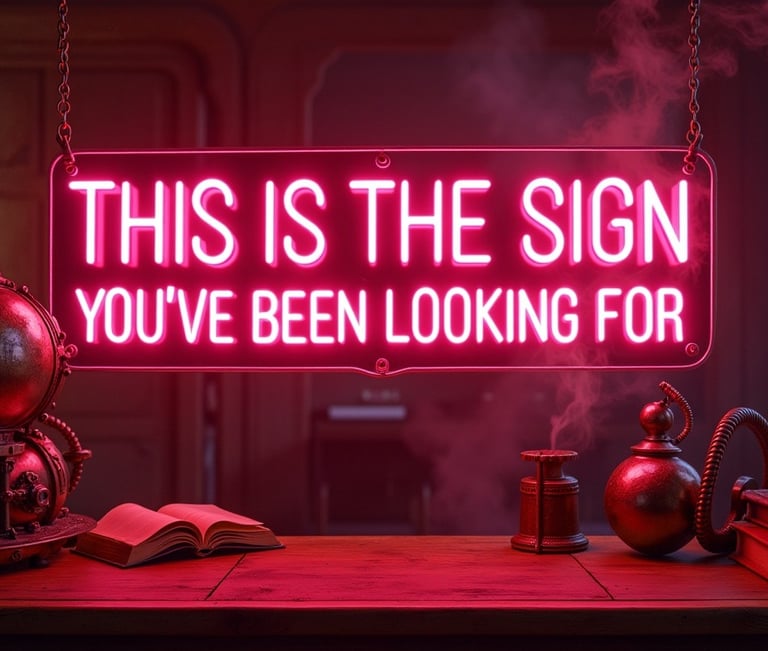 The Sign You've Been Looking For