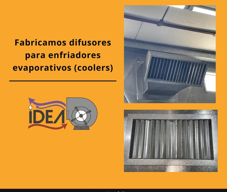 Fabricación de difusores para coolers en Mexicali