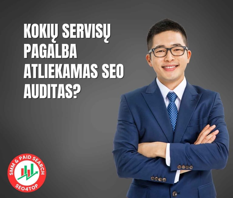 Kokių servisų pagalba atliekamas SEO auditas?