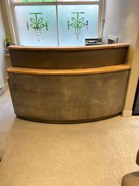 a reception table 