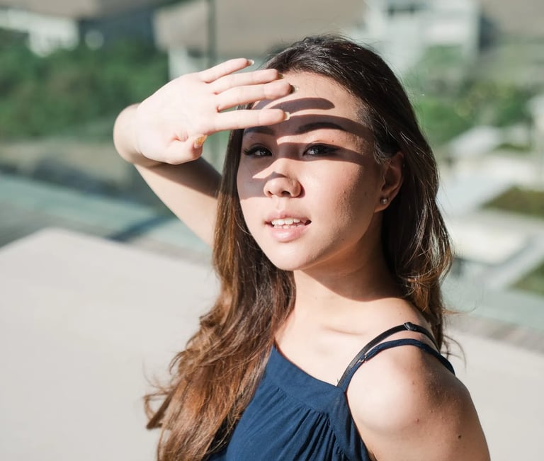 portrait in natural sunlight at apurva kempinski bali nusa dua