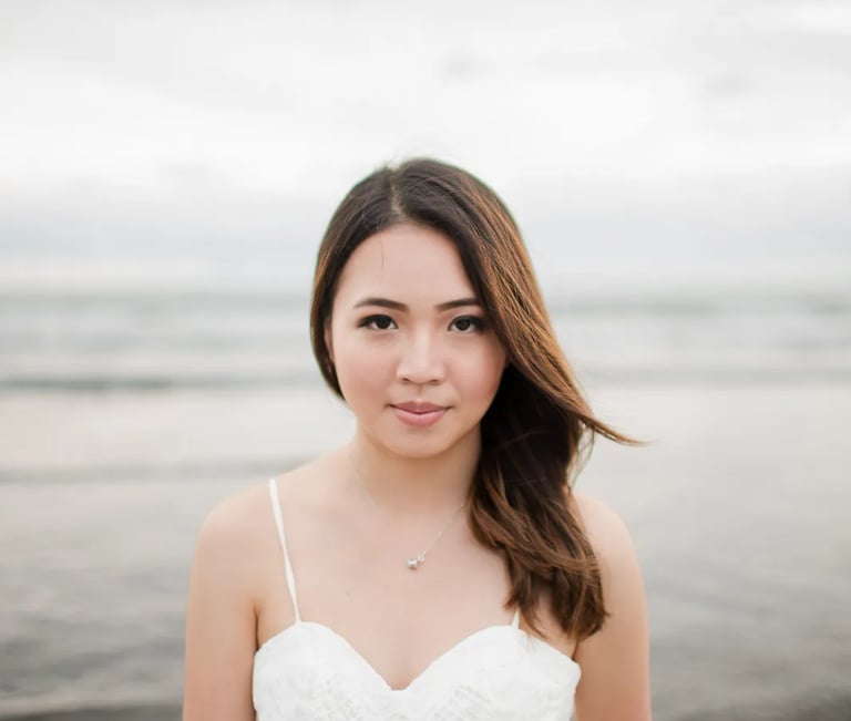 Natural portrait of Janice during a relaxed family photography session at Indigo Seminyak Bali