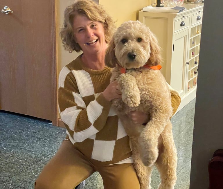 Therapy Dog Team Rucker and Michelle..