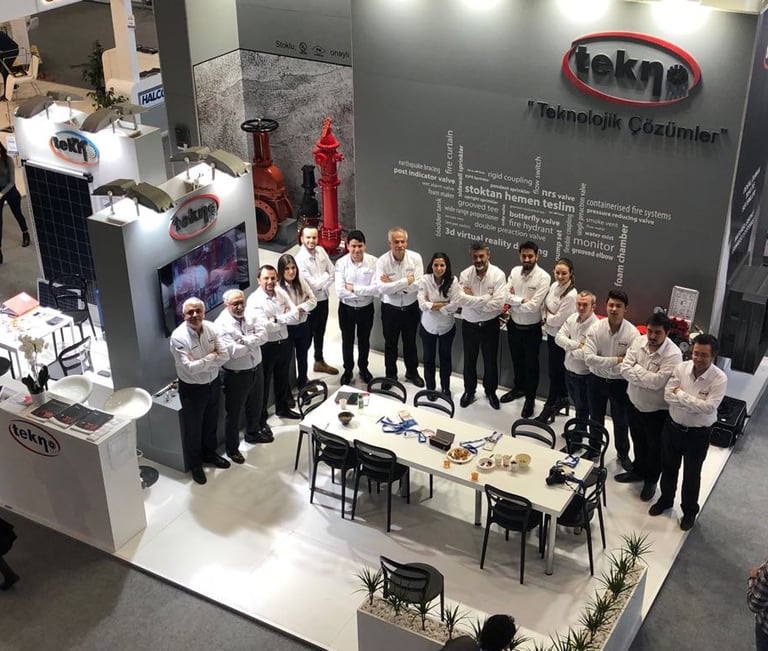 Tekno yangın Sodex fuarı