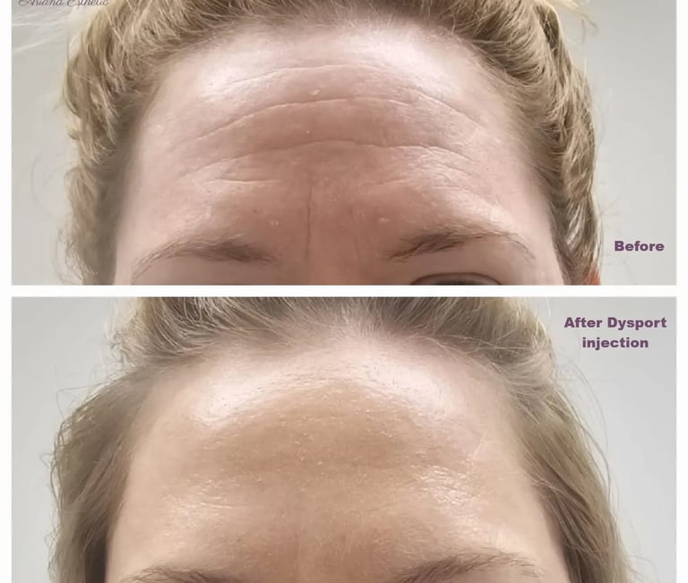 Dysport injection at Ariana Esthetic in Edmonton