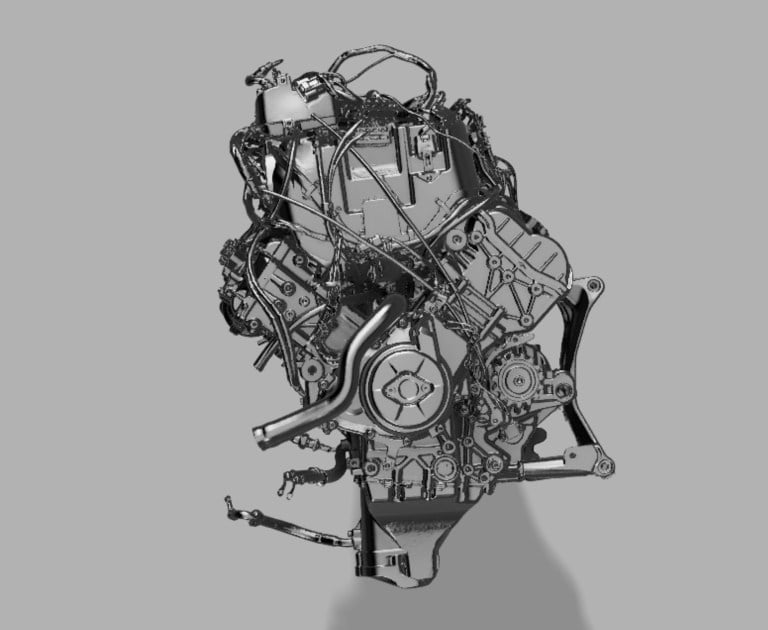 Ducati Panigale V4 Engine 3D Scan