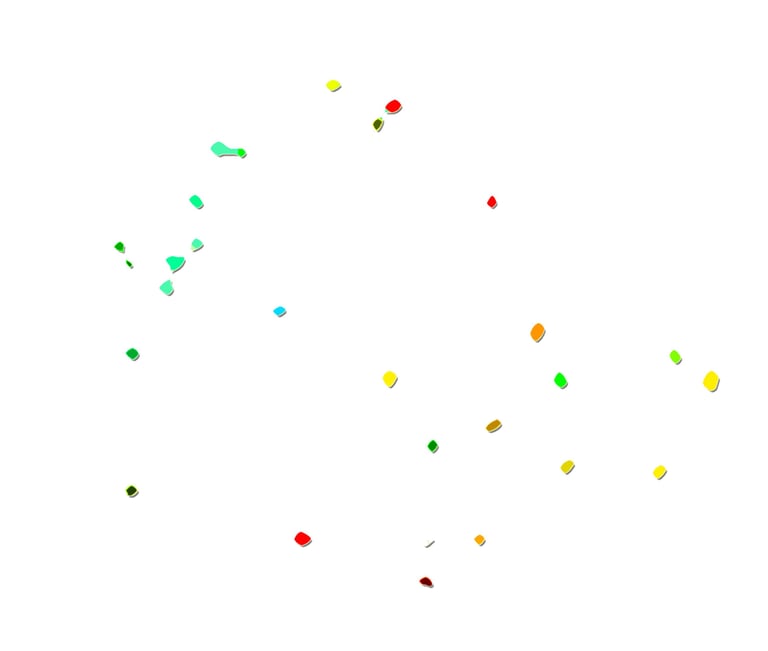 a group of people are flying kites in the sky