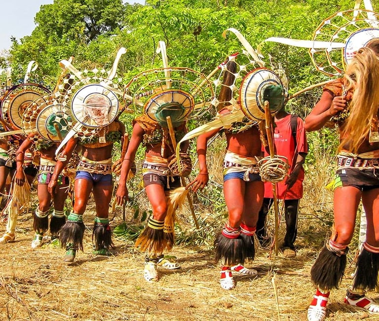 The young Senegalese in Festival In Senegal