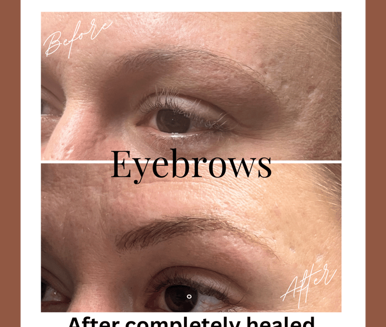 permanent powder eyebrows