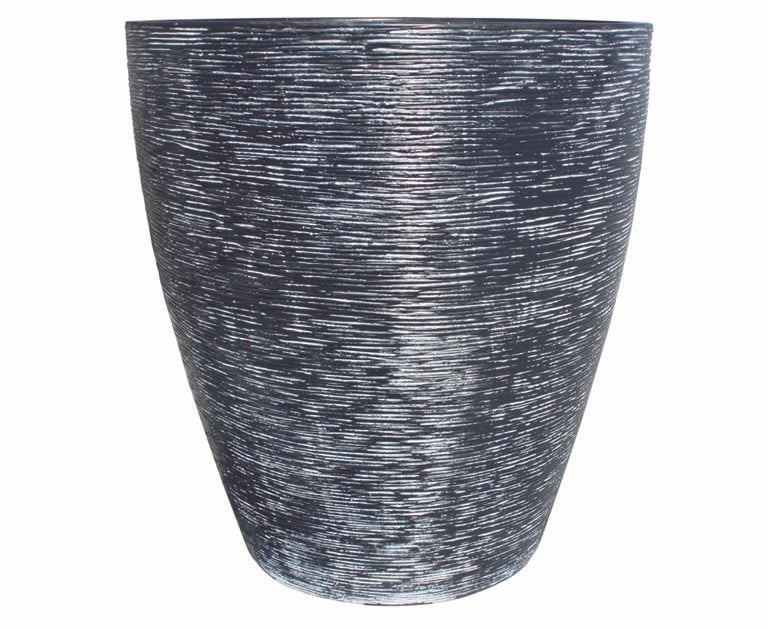 pot évasé lisse béton