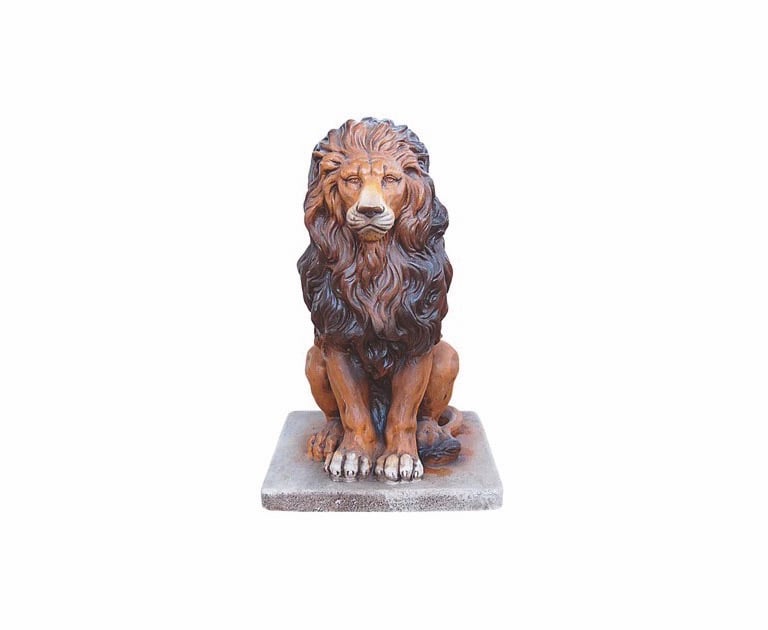 statue de lion