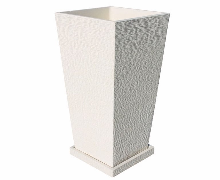 pot haut évasé béton