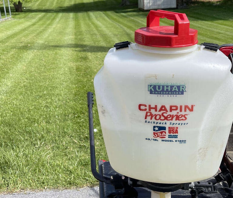 Lawn Fertilization and weed control service