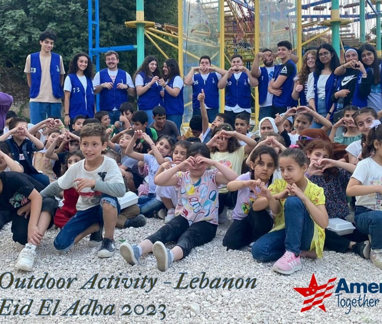 Outdoor Orphans Activity in Lebanon during Eid Al Adha