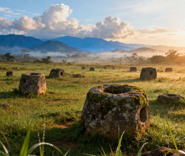 Plain of Jars in Laos