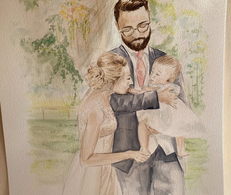 peinture personnalisée mariage