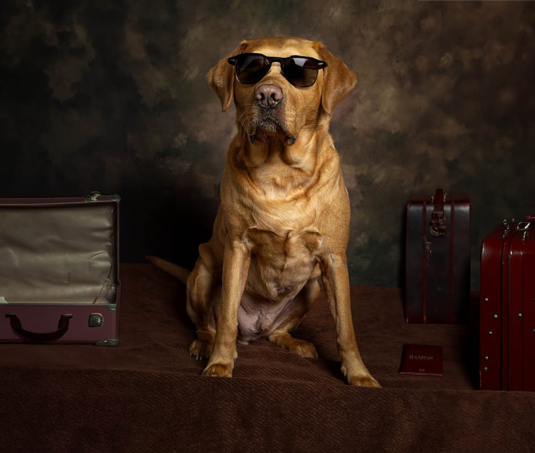 LokiPawtraits - Pet Photography Labrador in Sunglasses