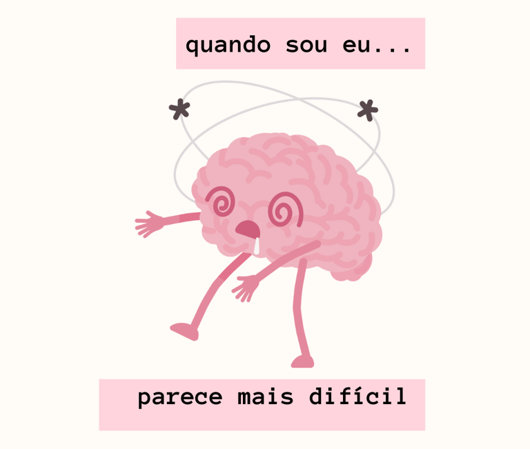 porque parece mais difícil?