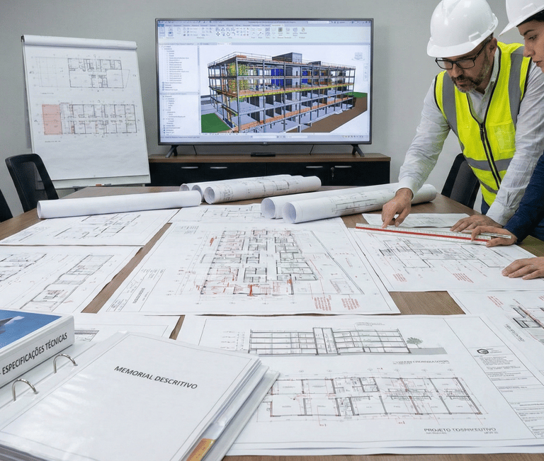 Projetos de Arquitetura, Engenharia e Urbanismo