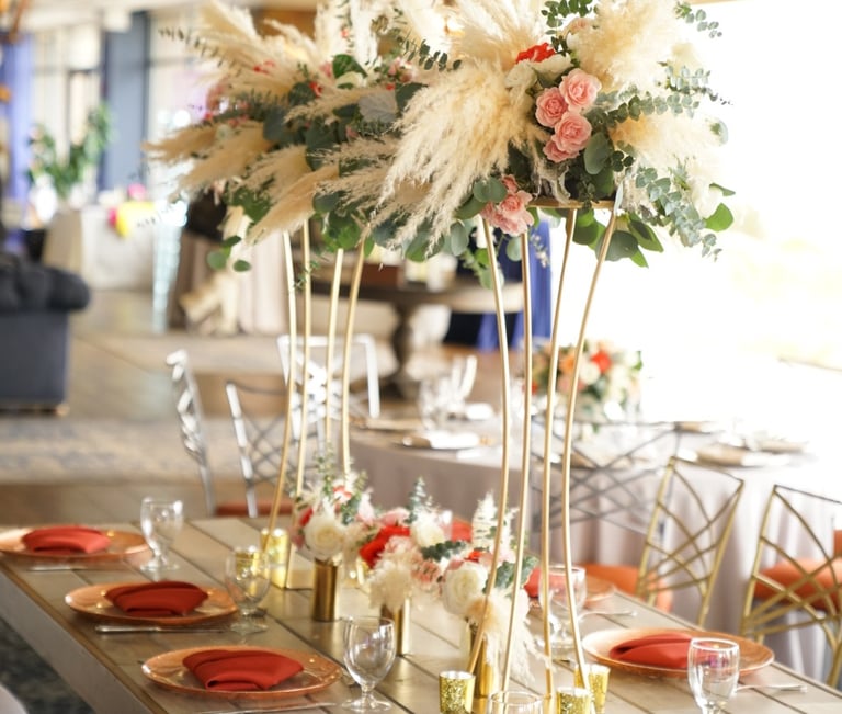 Boho Terracotta Wedding Table
