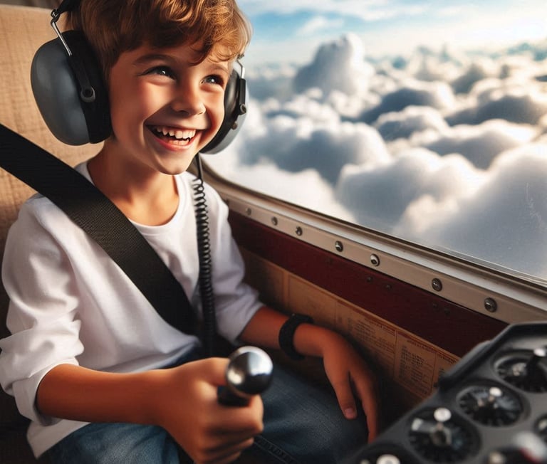 sueño de volar joven