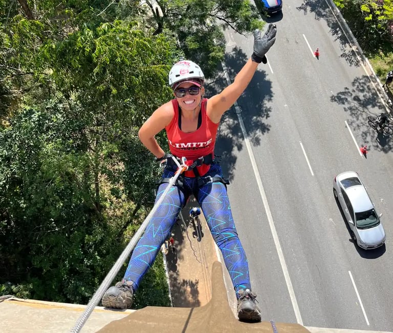 Rapel na Ponte do Sumaré