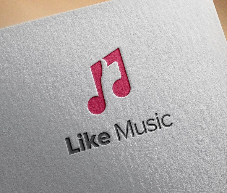 Like Music Logo Design by Brandsthan