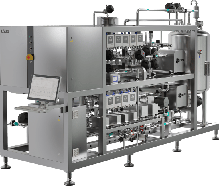 Inline dilution/conditioning chromatography system